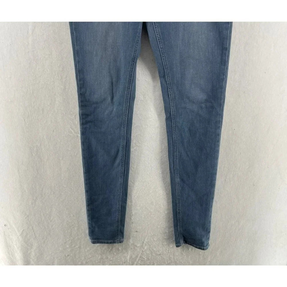 Comptoir Des Cotonniers Jeans Sz 26 Blue Skinny Low-Rise Stretch Denim - Picture 7 of 12